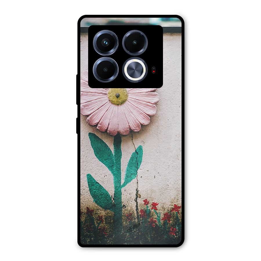 Creativity Flower Metal Back Case for Infinix Note 40 5G