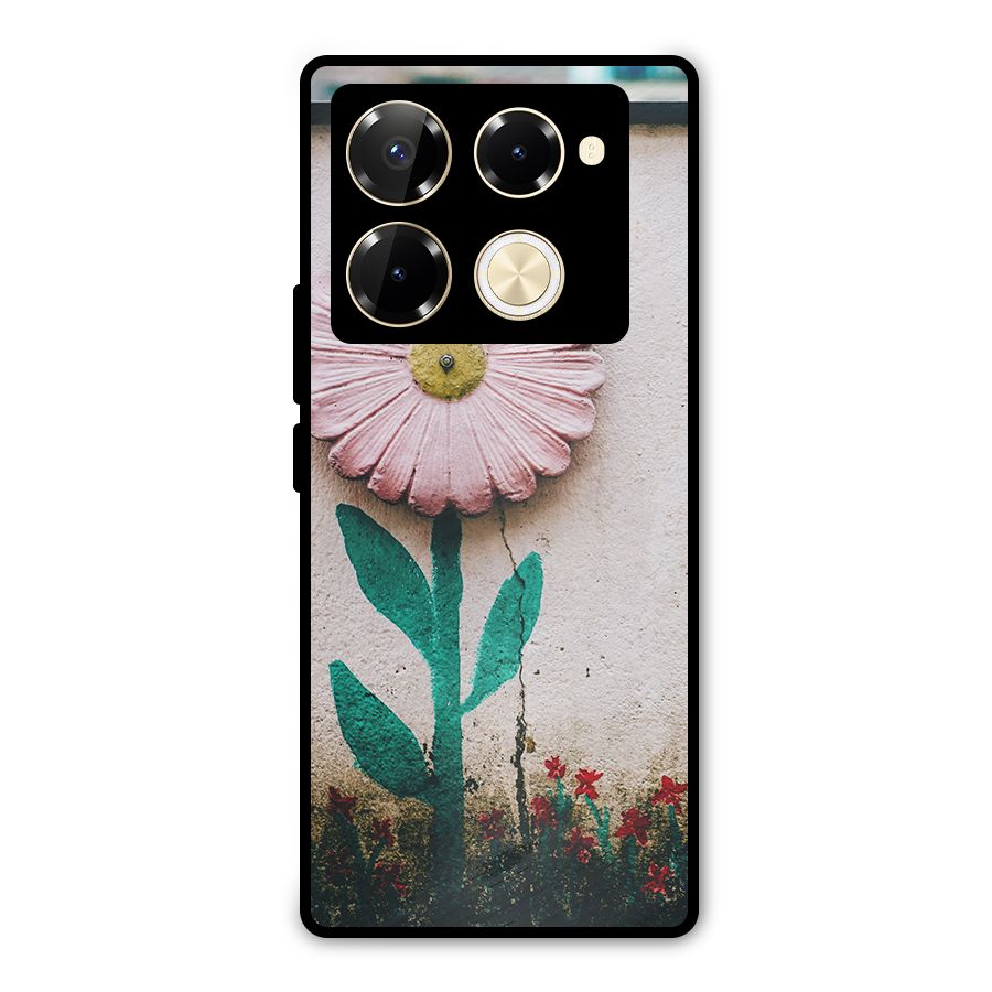 Creativity Flower Metal Back Case for Infinix Note 40 Pro Plus