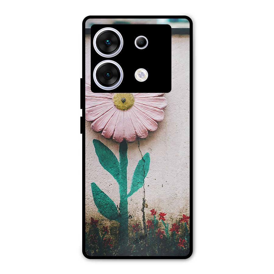 Creativity Flower Metal Back Case for Infinix Zero 30 5G