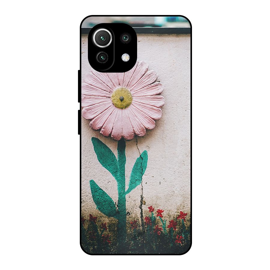 Creativity Flower Metal Back Case for Mi 11 Lite NE 5G