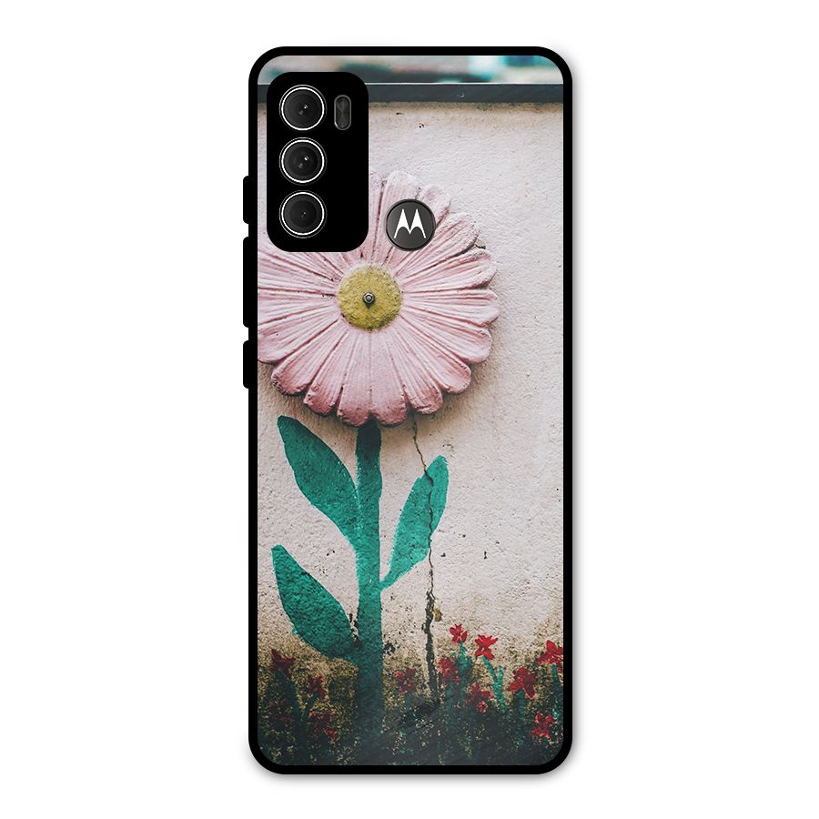 Creativity Flower Metal Back Case for Moto G60