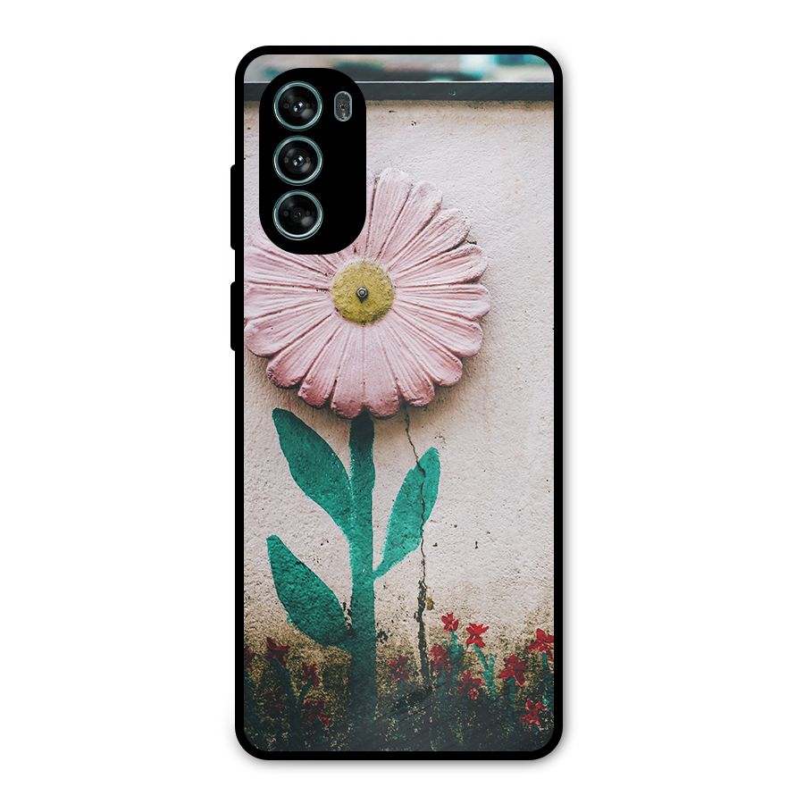 Creativity Flower Metal Back Case for Moto G62