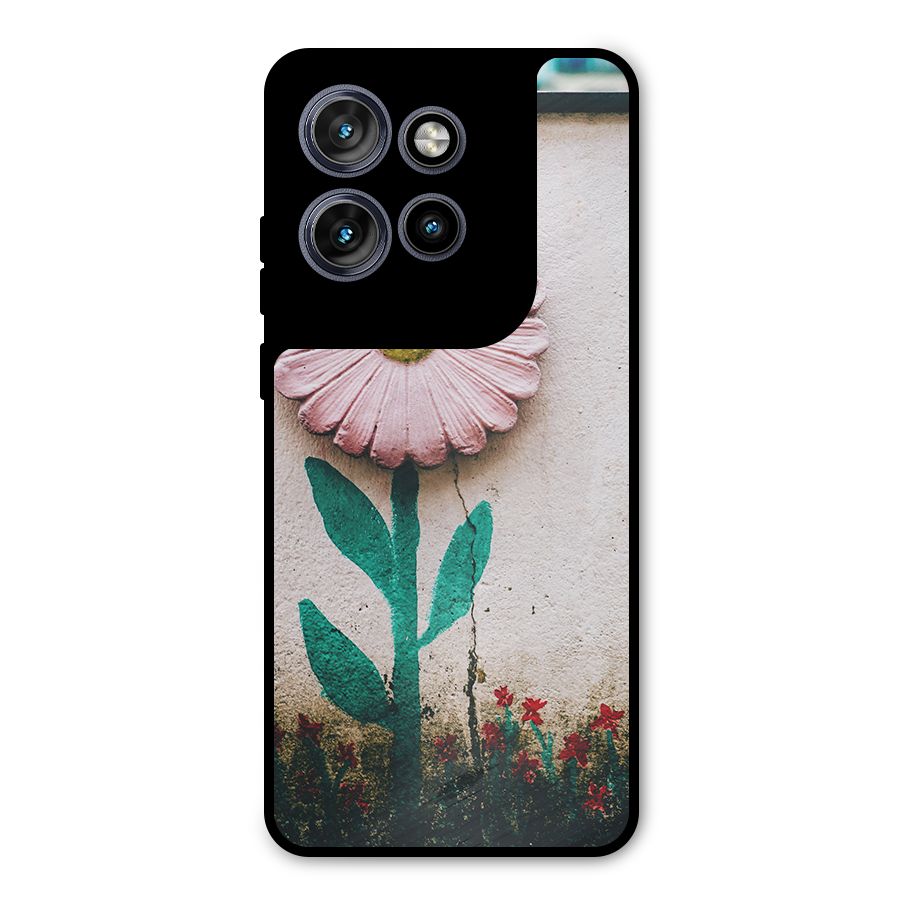 Creativity Flower Metal Back Case for Motorola Edge 50 Neo