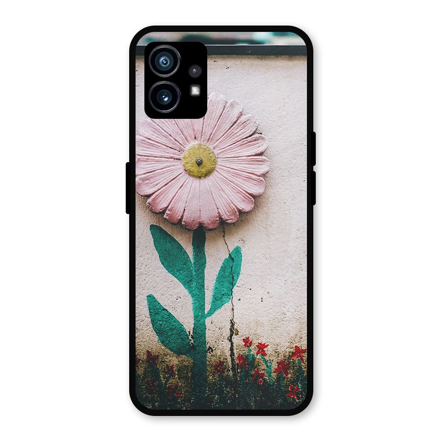 Creativity Flower Metal Back Case for Nothing Phone 1