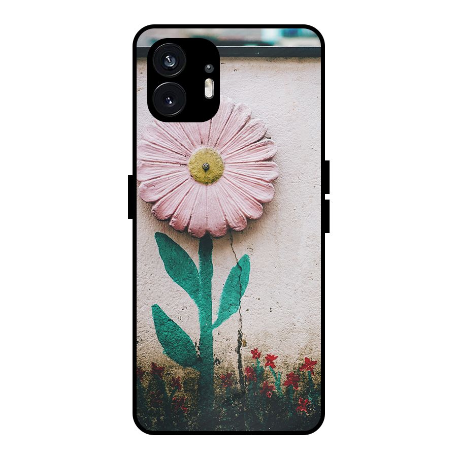 Creativity Flower Metal Back Case for Nothing Phone 2