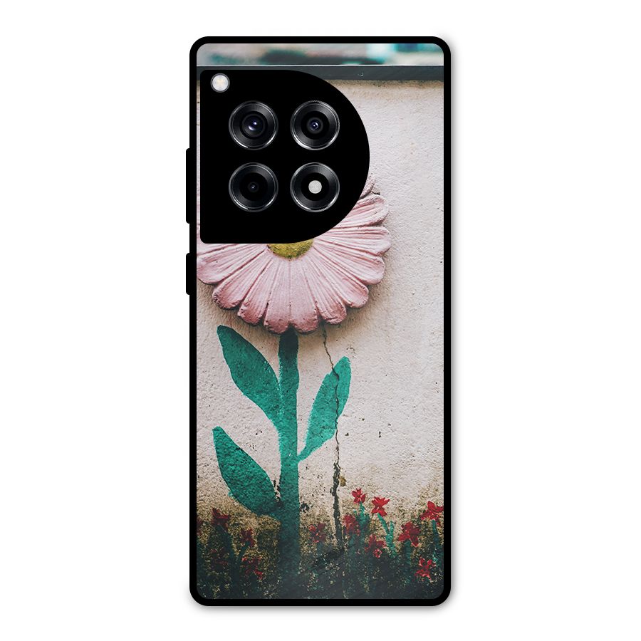 Creativity Flower Metal Back Case for OnePlus 12R