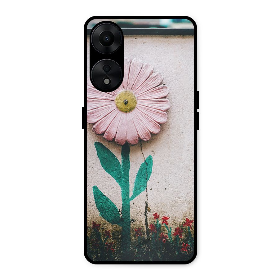 Creativity Flower Metal Back Case for Oppo A78 5G