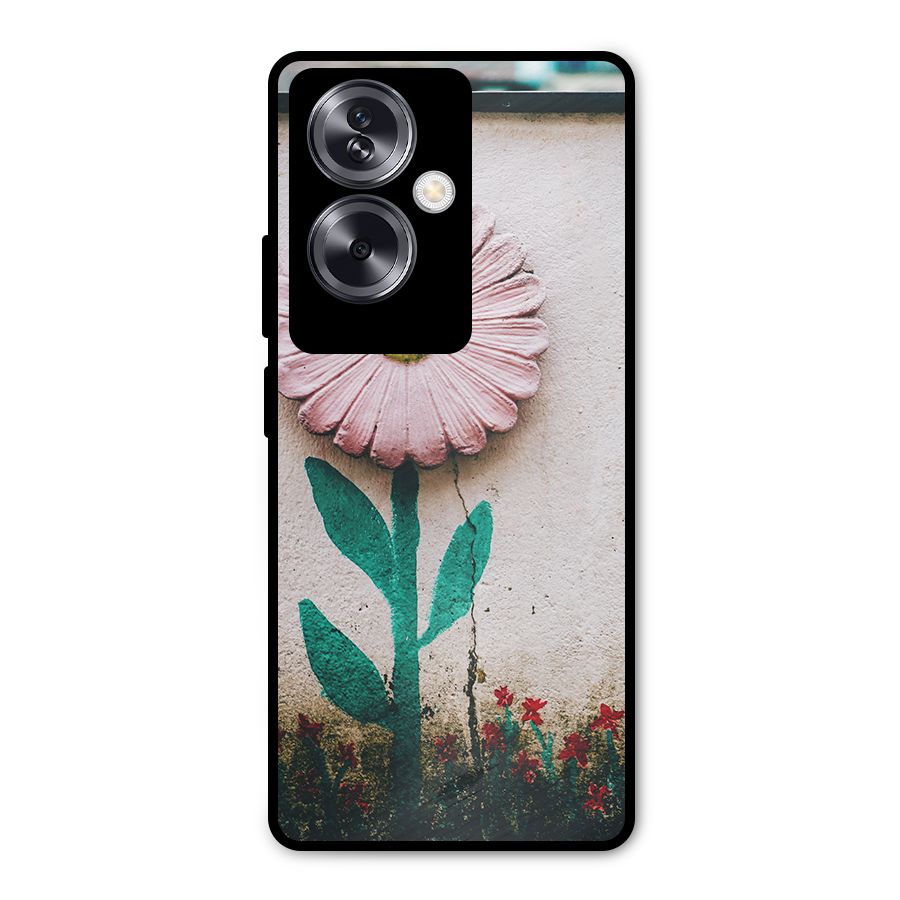 Creativity Flower Metal Back Case for Oppo A79 5G
