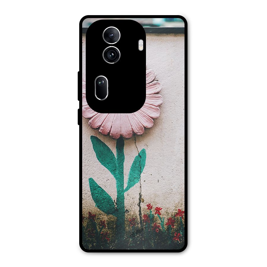 Creativity Flower Metal Back Case for Oppo Reno11 Pro 5G