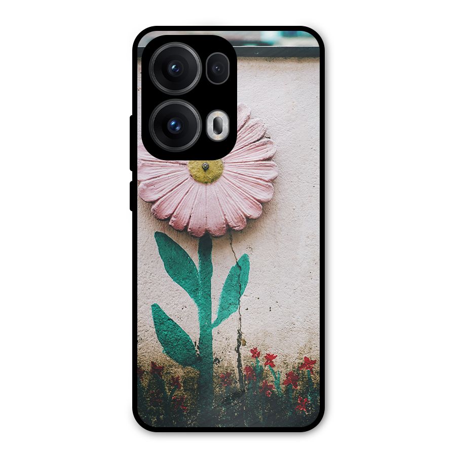 Creativity Flower Metal Back Case for Oppo Reno13 Pro