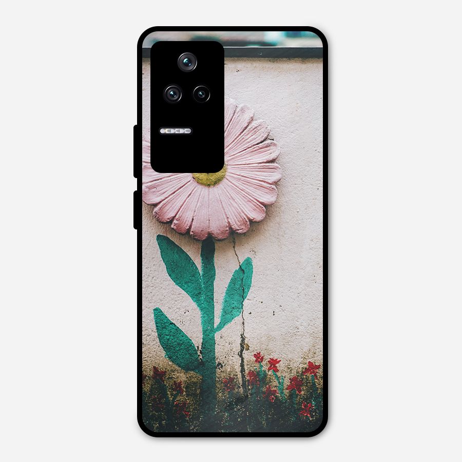 Creativity Flower Metal Back Case for Poco F4 5G
