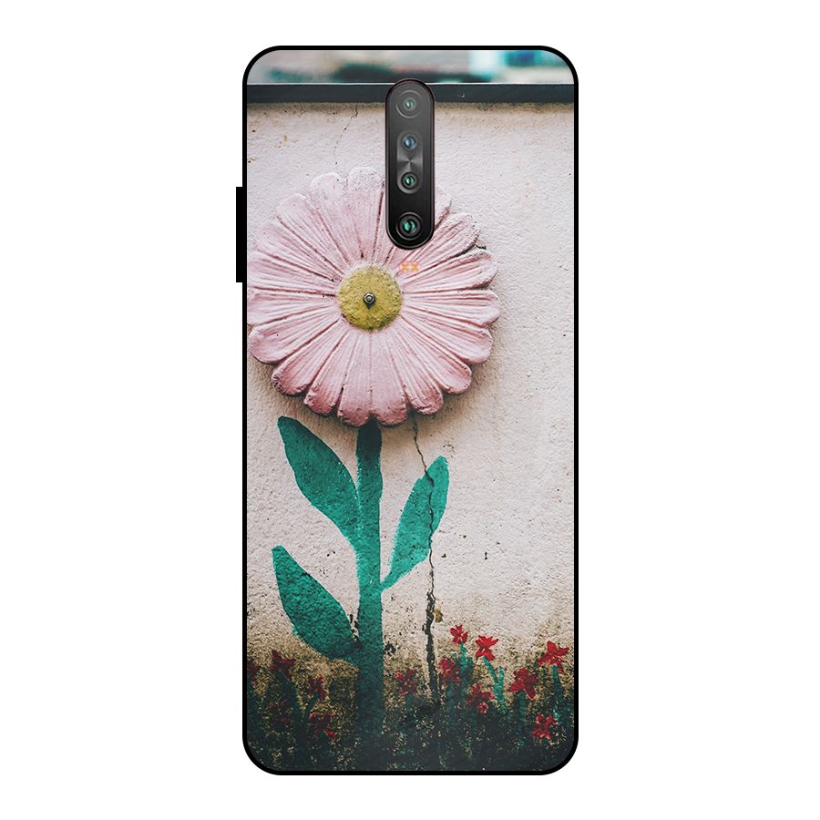 Creativity Flower Metal Back Case for Poco X2