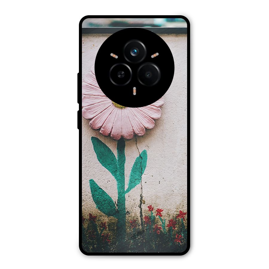 Creativity Flower Metal Back Case for Realme 14 Pro