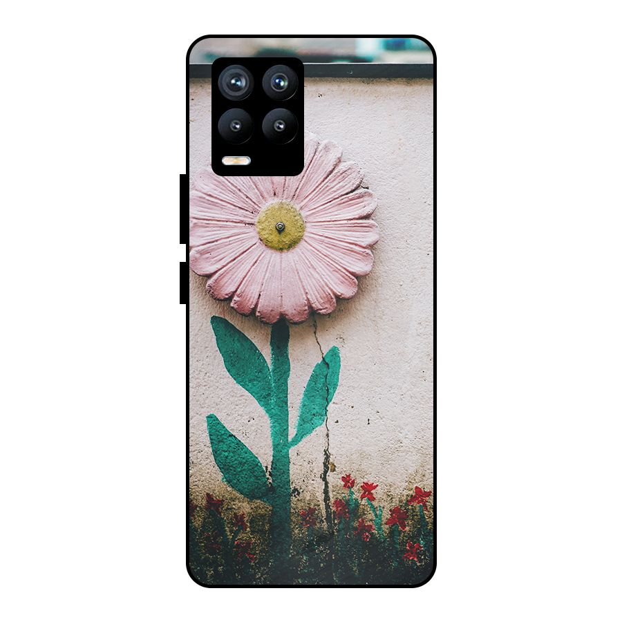 Creativity Flower Metal Back Case for Realme 8 Pro