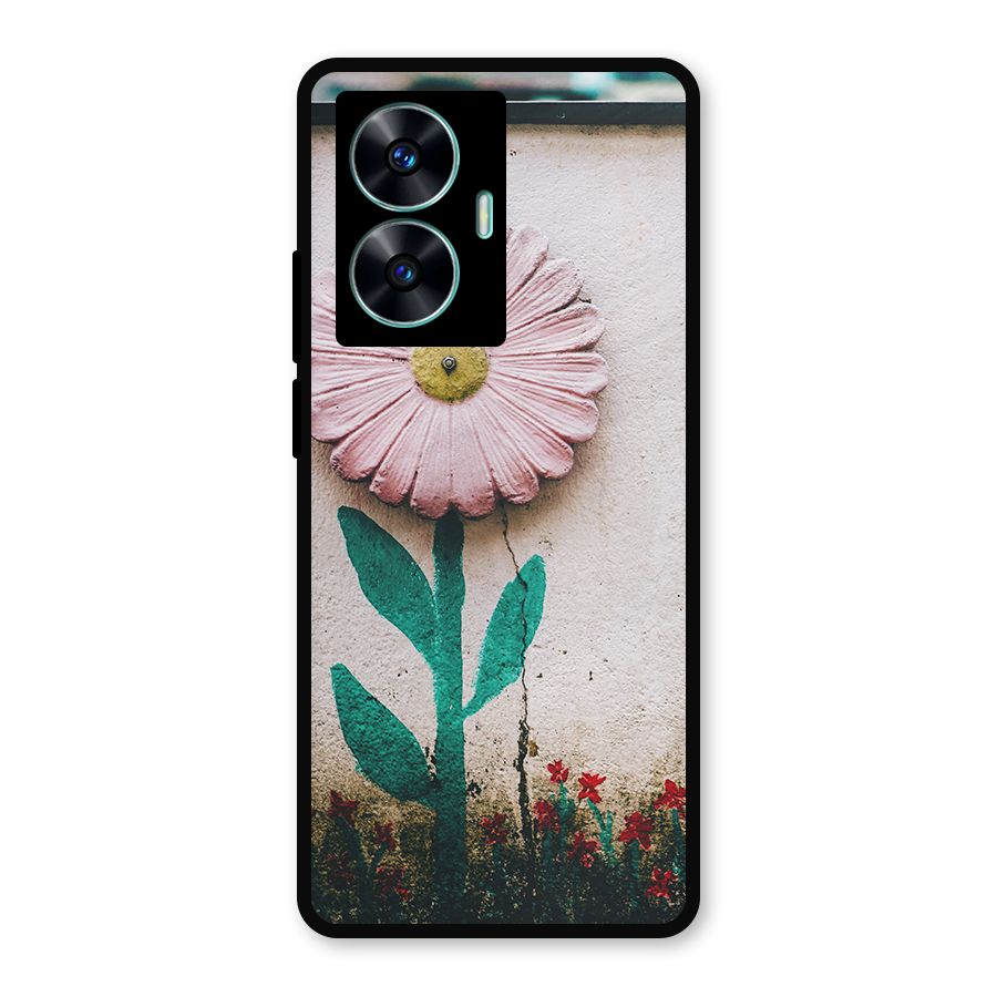 Creativity Flower Metal Back Case for Realme C55