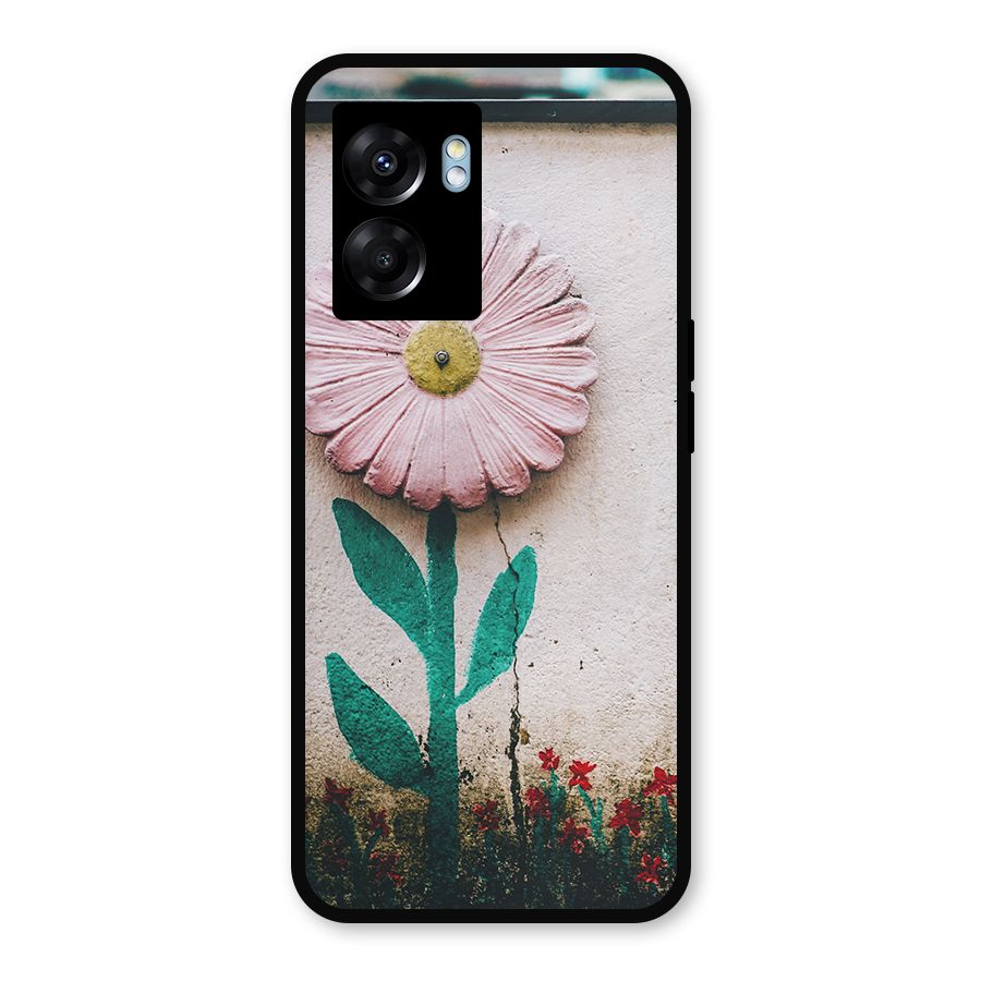 Creativity Flower Metal Back Case for Realme Narzo 50 5G