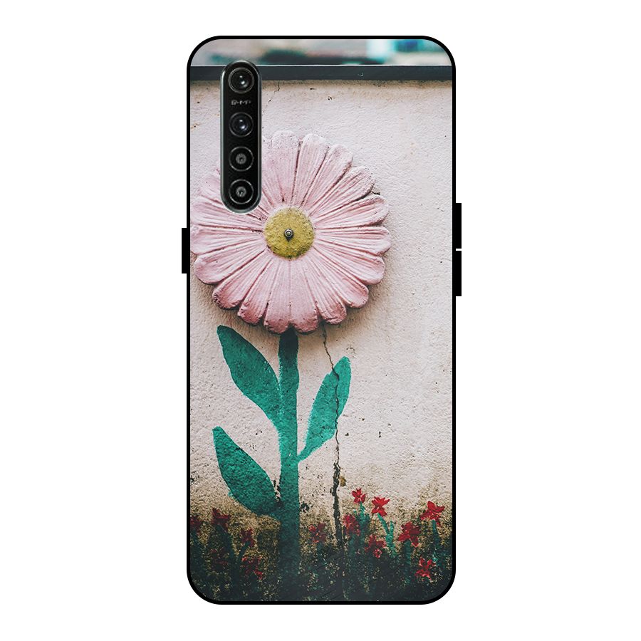 Creativity Flower Metal Back Case for Realme XT