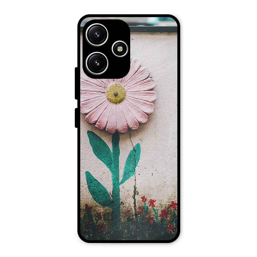 Creativity Flower Metal Back Case for Redmi 12 5G