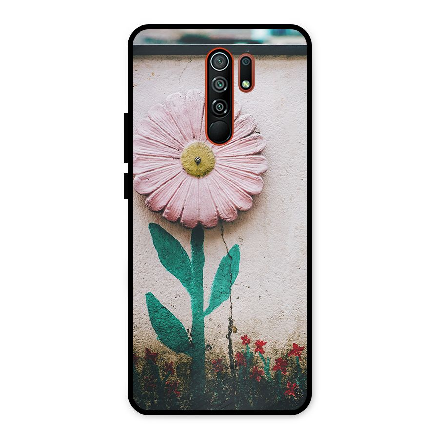 Creativity Flower Metal Back Case for Redmi 9 Prime
