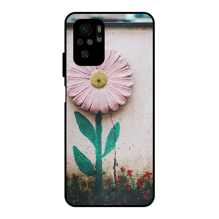 Creativity Flower Metal Back Case for Redmi Note 10