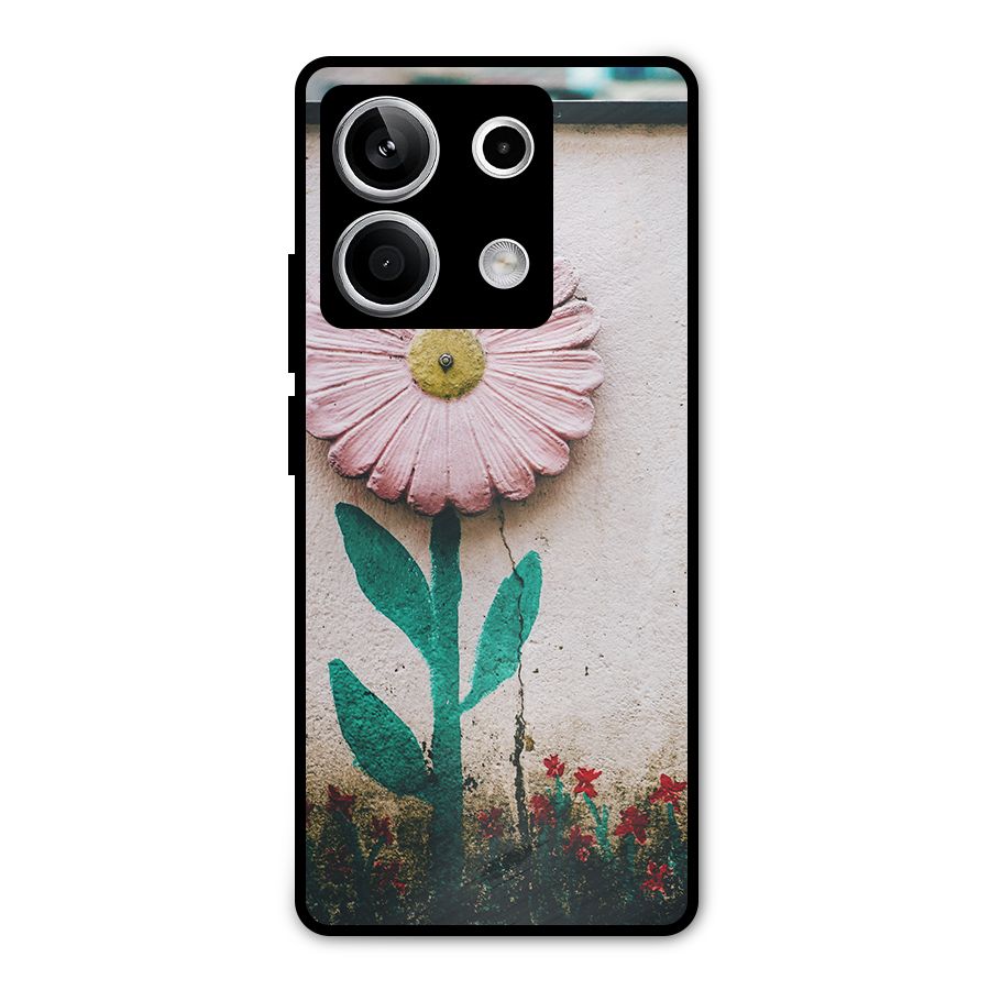 Creativity Flower Metal Back Case for Redmi Note 13 5G