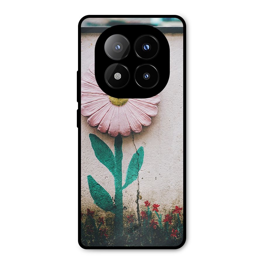 Creativity Flower Metal Back Case for Redmi Note 14 Pro Plus 5G