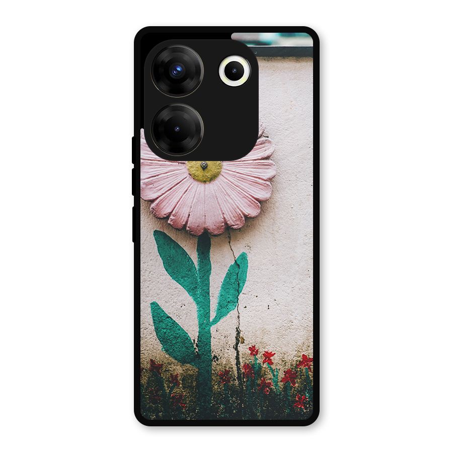 Creativity Flower Metal Back Case for Tecno Camon 20