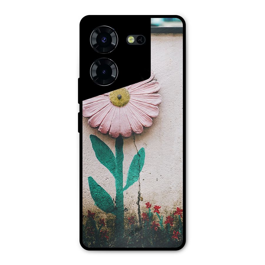 Creativity Flower Metal Back Case for Tecno Pova 5 Pro 5G