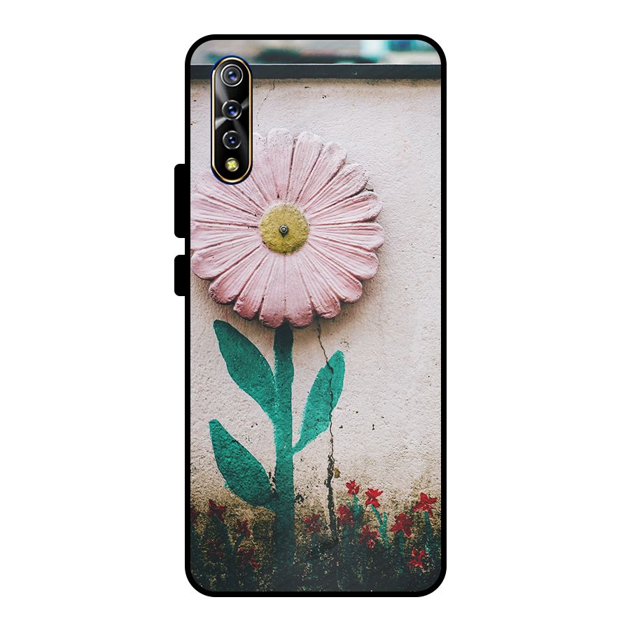 Creativity Flower Metal Back Case for Vivo S1