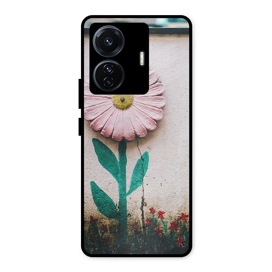 Creativity Flower Metal Back Case for Vivo T1 Pro