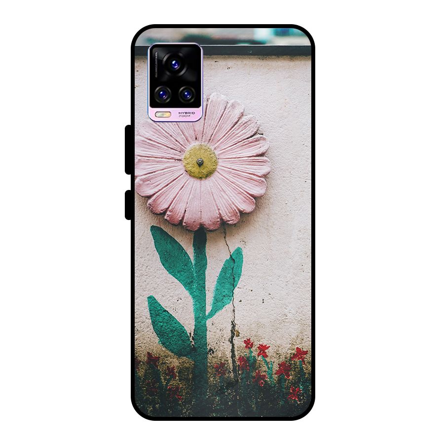 Creativity Flower Metal Back Case for Vivo V20 Pro