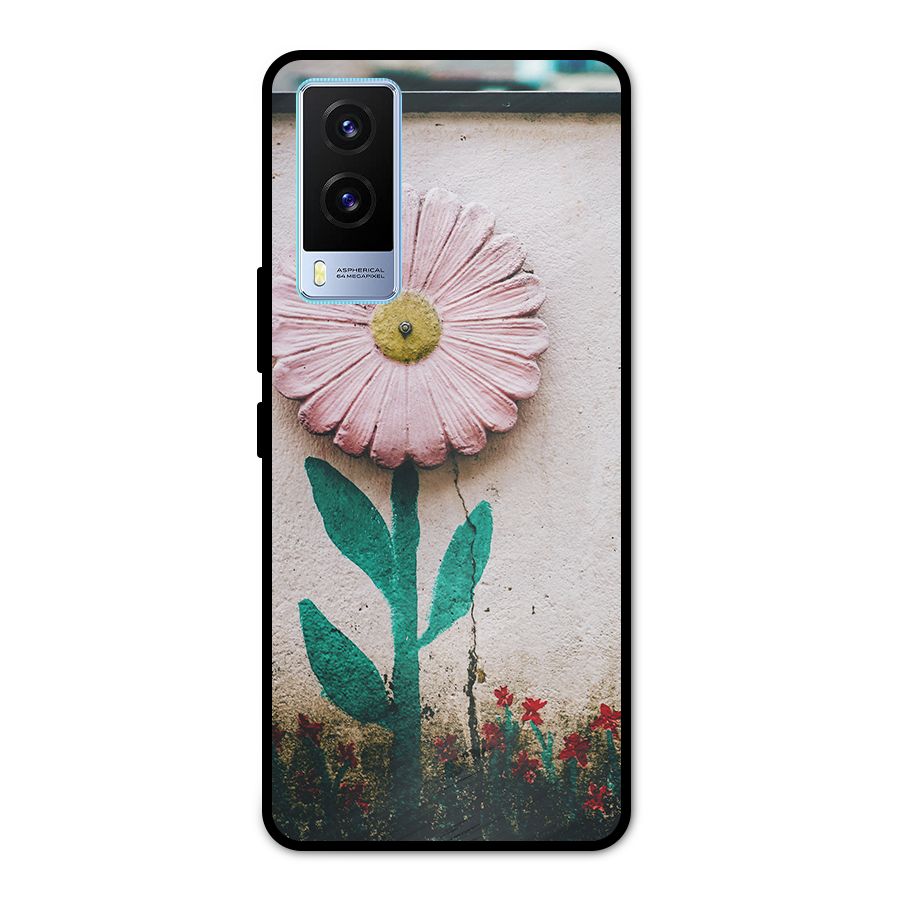 Creativity Flower Metal Back Case for Vivo V21e 5G