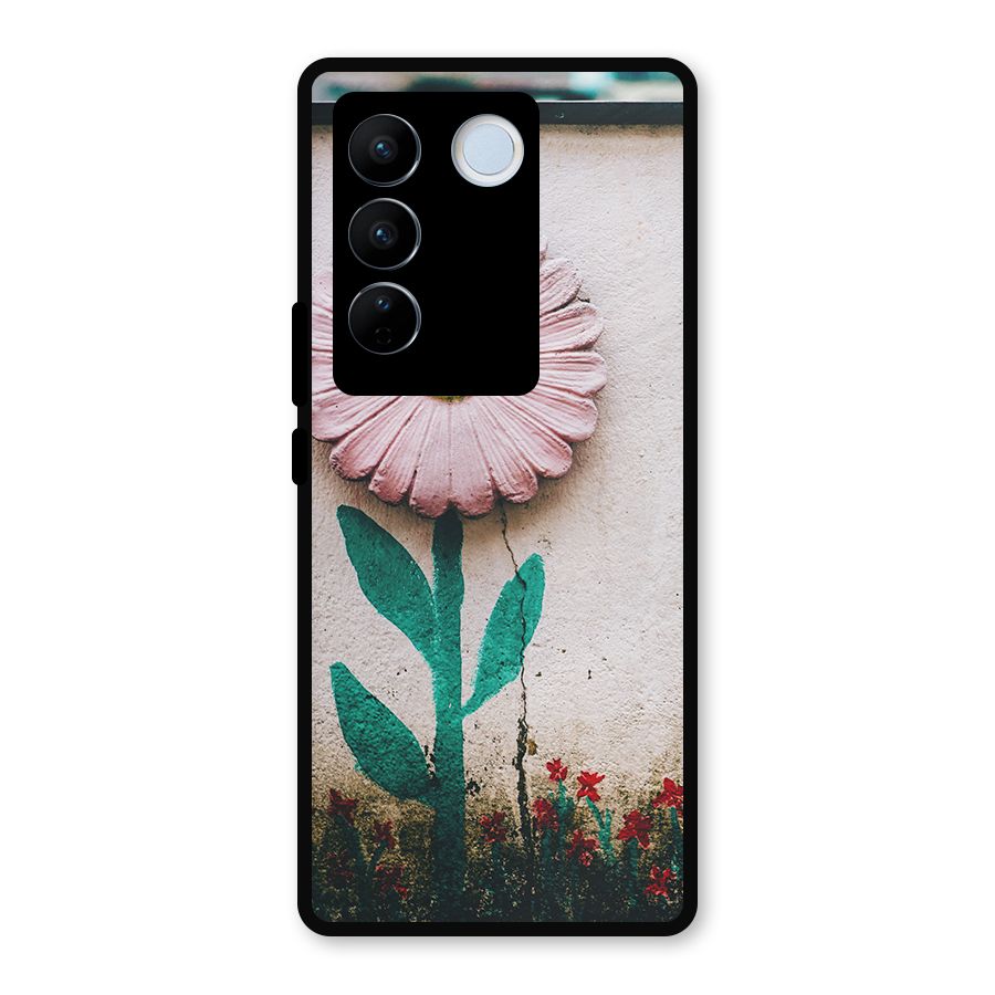 Creativity Flower Metal Back Case for Vivo V27