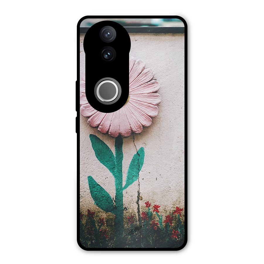Creativity Flower Metal Back Case for Vivo V50e