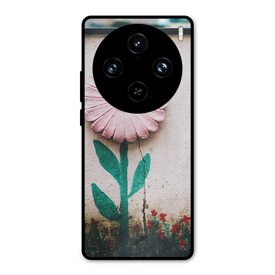 Creativity Flower Metal Back Case for Vivo X100 Pro