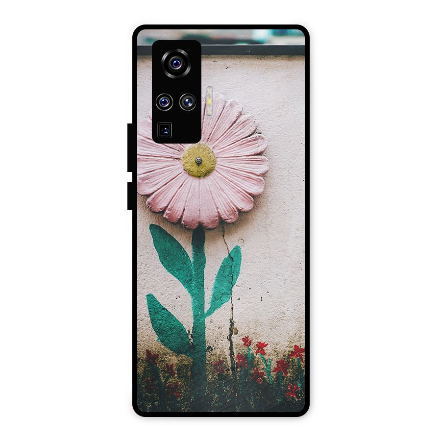 Creativity Flower Metal Back Case for Vivo X50 Pro
