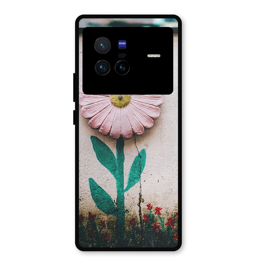 Creativity Flower Metal Back Case for Vivo X80