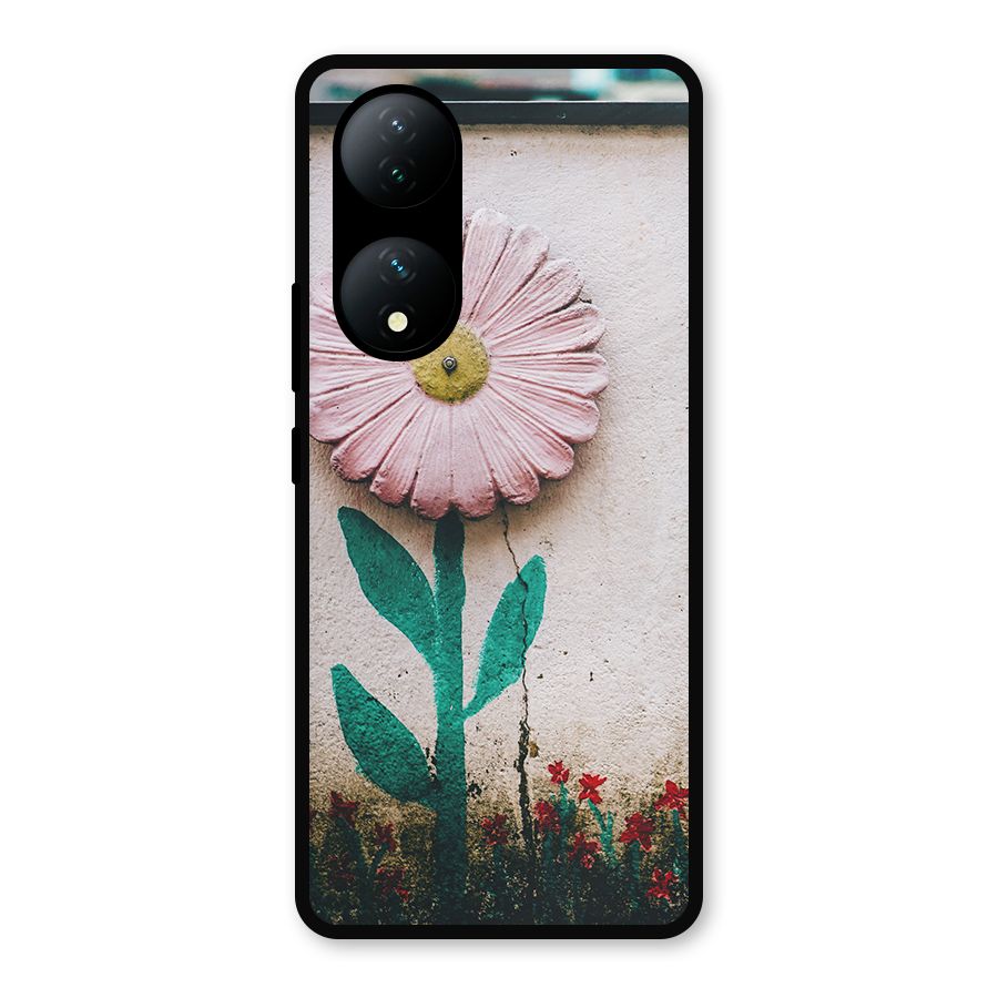 Creativity Flower Metal Back Case for Vivo Y100a