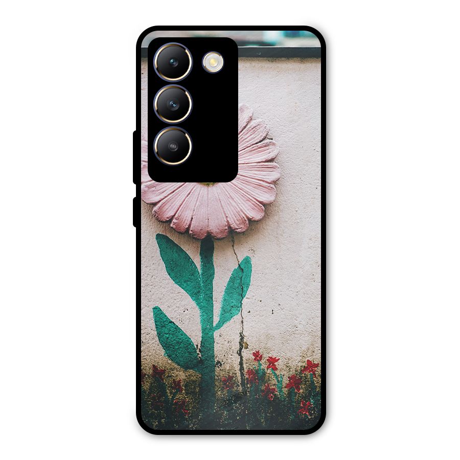 Creativity Flower Metal Back Case for Vivo Y200e