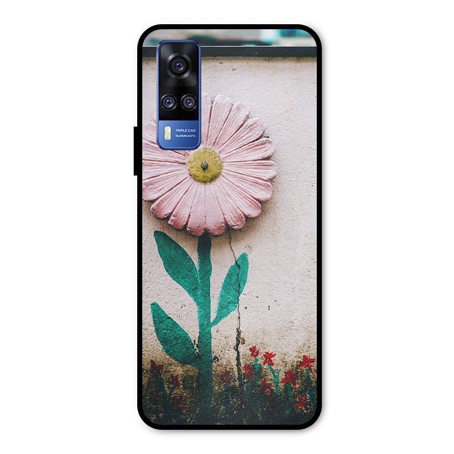 Creativity Flower Metal Back Case for Vivo Y31