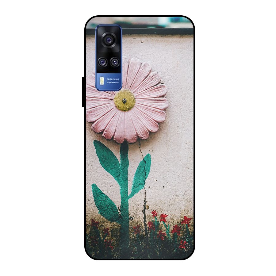 Creativity Flower Metal Back Case for Vivo Y51