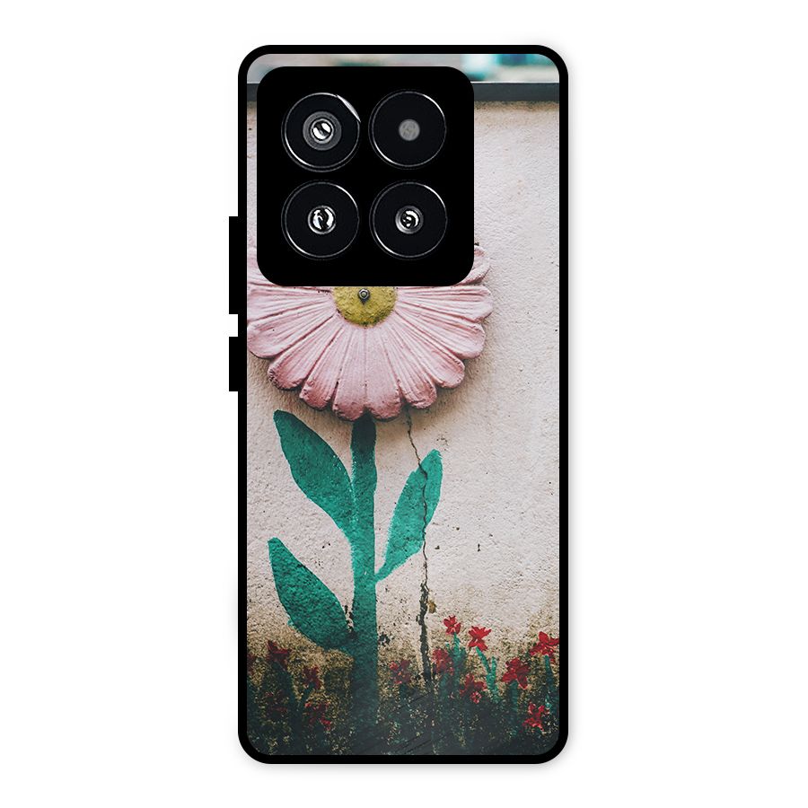 Creativity Flower Metal Back Case for Xiaomi 14 Pro