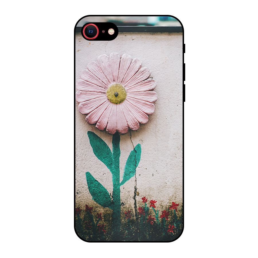 Creativity Flower Metal Back Case for iPhone 7
