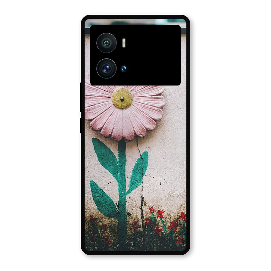 Creativity Flower Metal Back Case for iQOO 9 Pro
