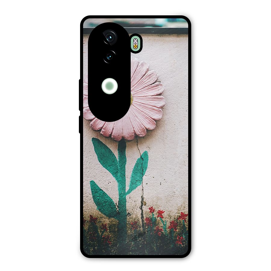 Creativity Flower Metal Back Case for iQOO Z9s