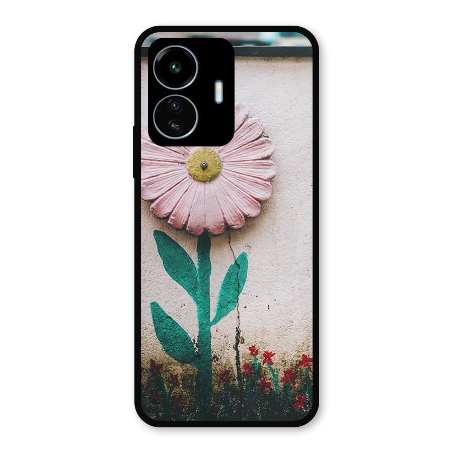 Creativity Flower Metal Back Case for vivo iQOO Z6 Lite 5G