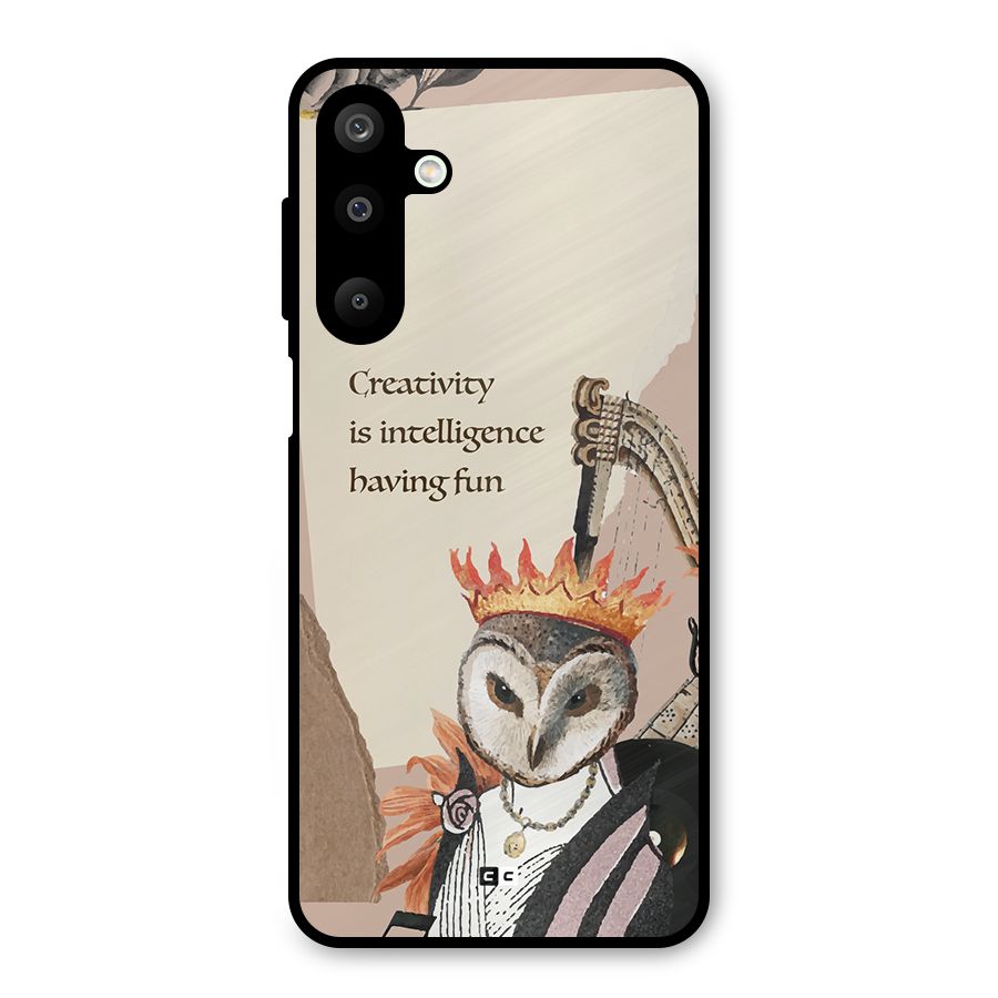 Creativity Intelligence Metal Back Case for Galaxy M16