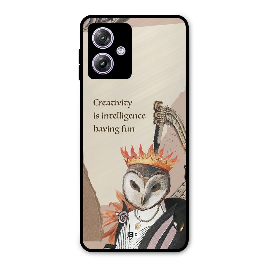 Creativity Intelligence Metal Back Case for Moto G64