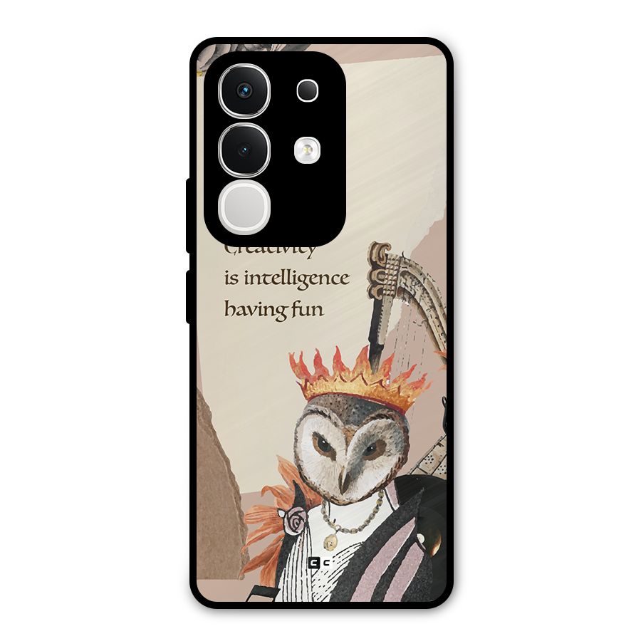 Creativity Intelligence Metal Back Case for Vivo T4x
