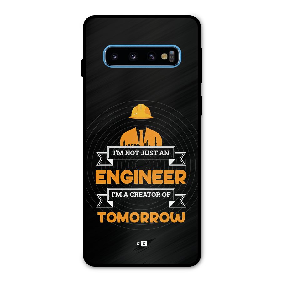 Creator Of Tomorrow Metal Back Case for Galaxy S10